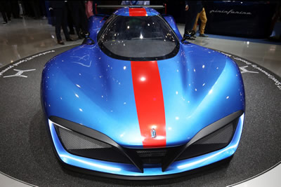 Pininfarina H2 Speed hydrogen fuel cell track only prototype 